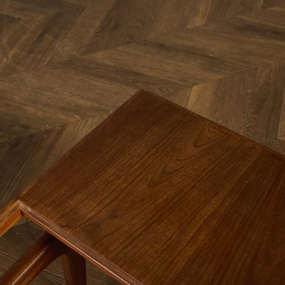 ロングジョン ヴィンテージ ガラストップ コーヒーテーブル