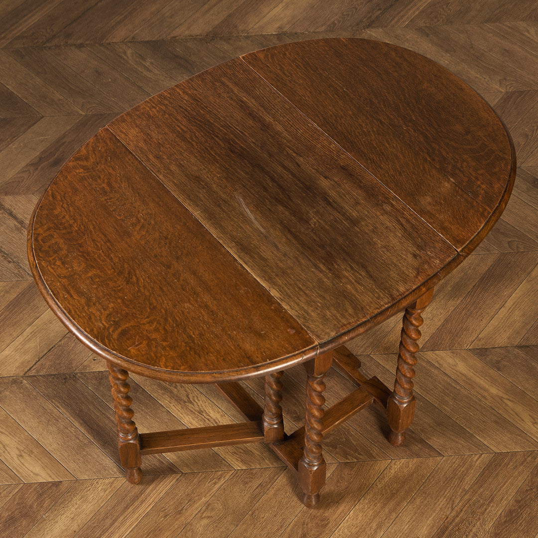 英国 クラシック ドロップリーフ ゲートレッグテーブル