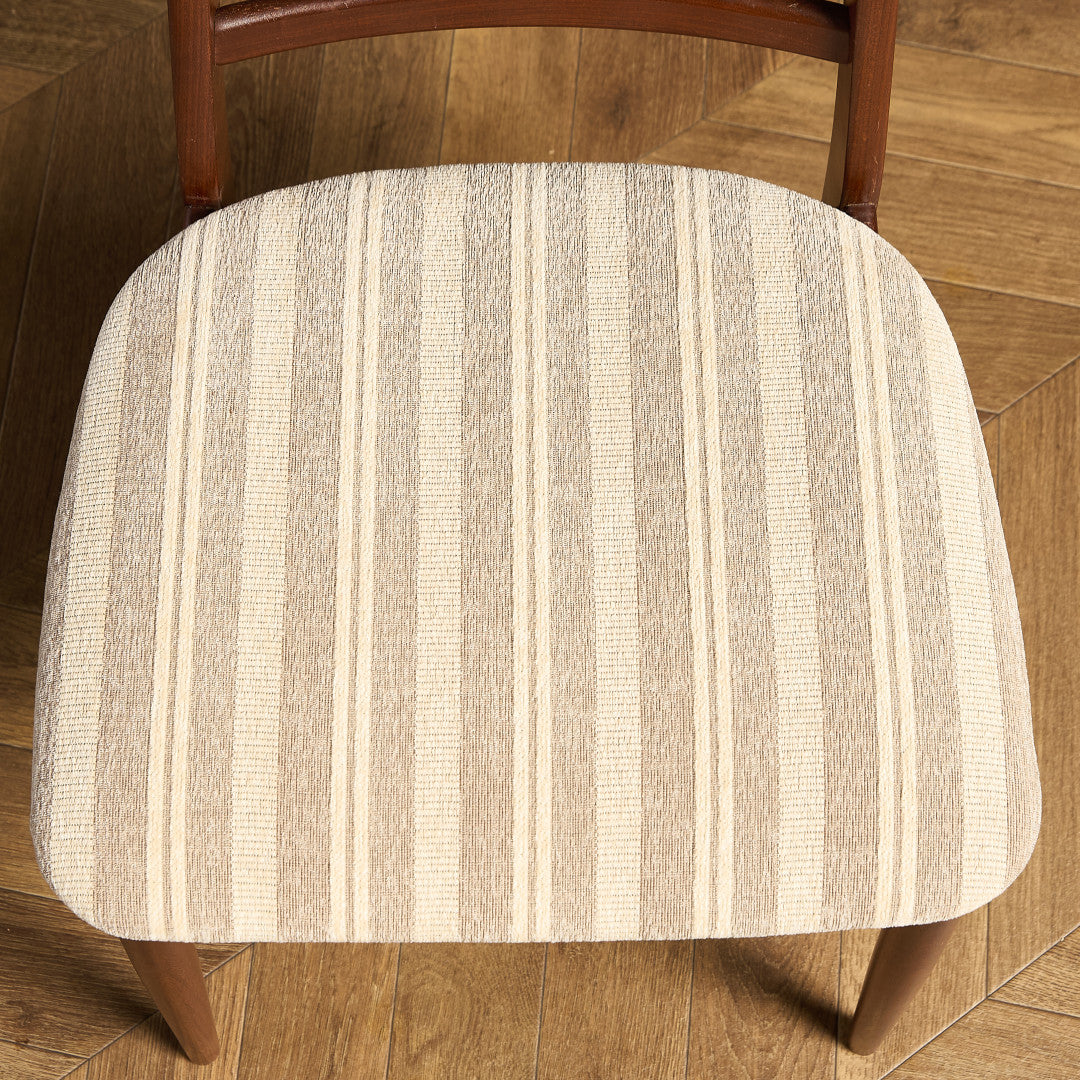 ヴィンテージ スラットバックチェア 座面張替え済み