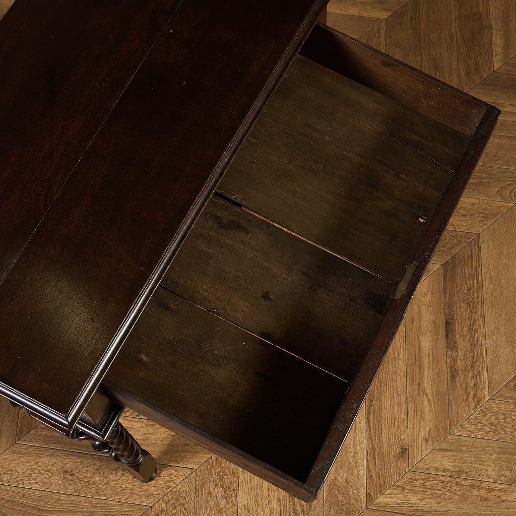 英国 クラシック オーク材 コンソールテーブル