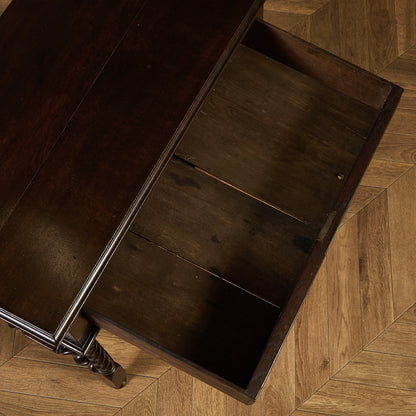 英国 クラシック オーク材 コンソールテーブル