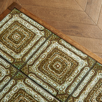 デンマーク製 タイルトップ コーヒーテーブル