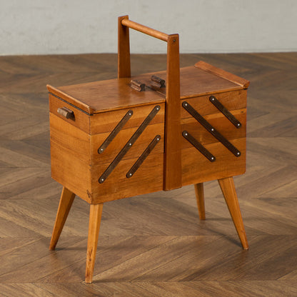 英国 ヴィンテージ ソーイングボックス