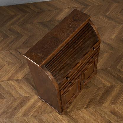 英国 クラシック ロールトップ ライティング ビューロー