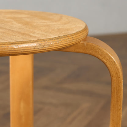 デンマーク LEIKA ヴィンテージ ベントウッド スツール