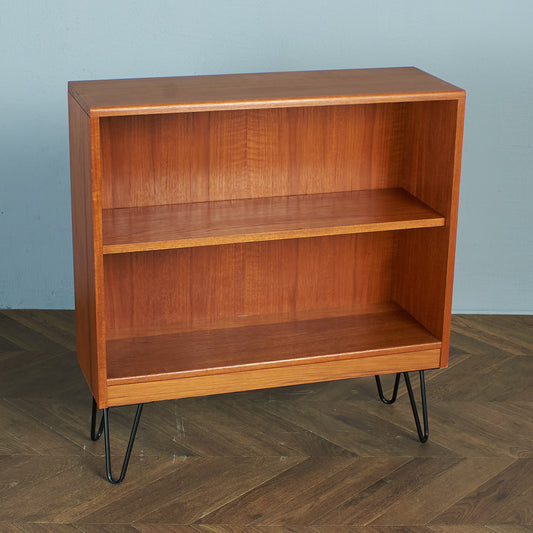 ヴィンテージ ブックシェルフ / カスタム アイアンヘアピンレッグ