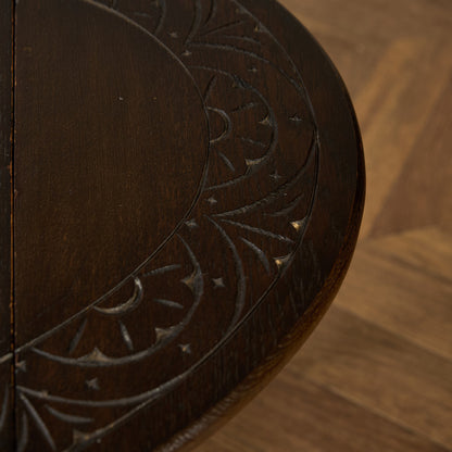 英国 クラシック ターントップ ドロップリーフ サイドテーブル