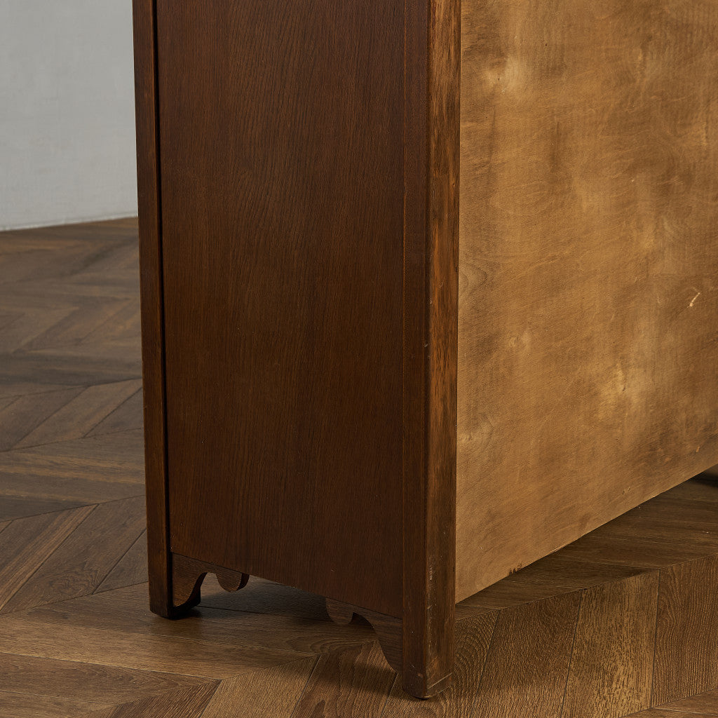 オーク材 ウェルシュドレッサー 食器棚