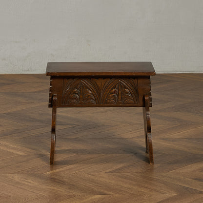 英国 クラシック 収納付 サイドテーブル