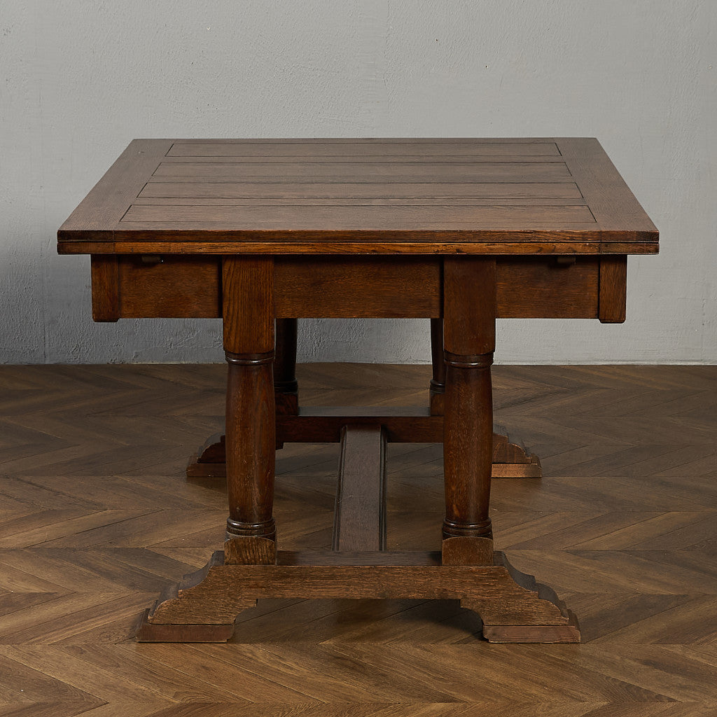 英国 クラシック ドローリーフ ロング ダイニングテーブル