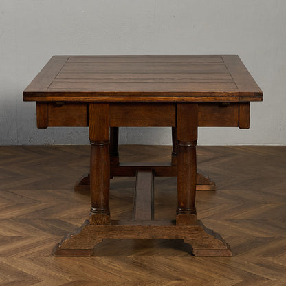 英国 クラシック ドローリーフ ロング ダイニングテーブル