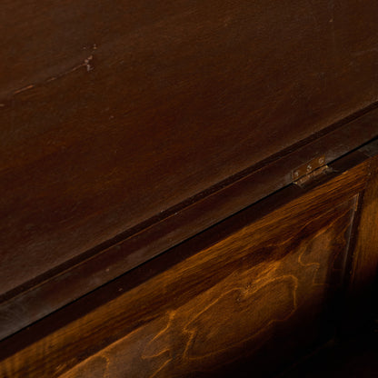 英国 クラシック オーク材 ブランケットボックス