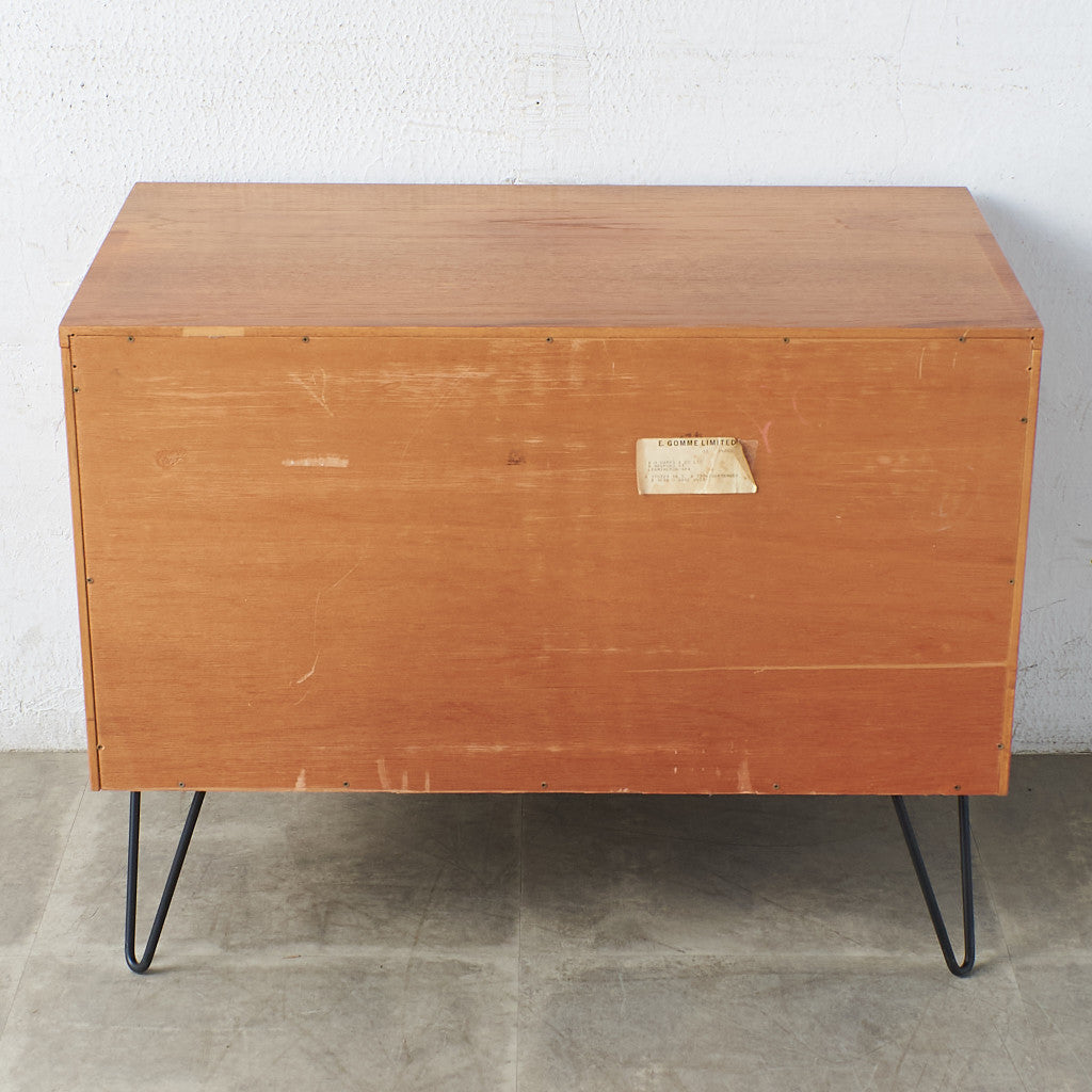 65677][ジープラン G-PLAN]Fresco 3段チェスト/カスタム アイアン