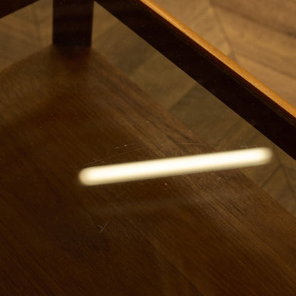 メイヤー myer ヴィンテージ スモーク ガラストップ コーヒーテーブル #91640