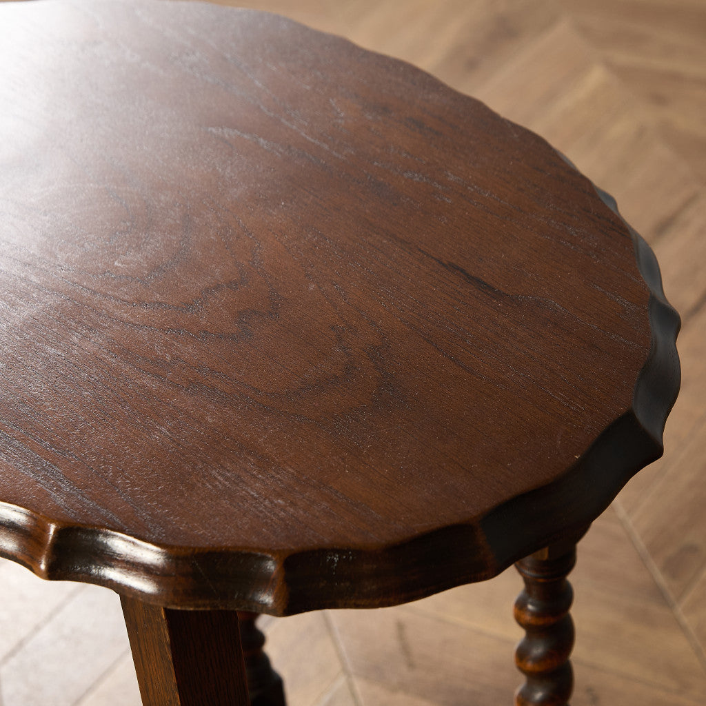 英国 クラシック バーリーシュガーツイスト サイドテーブル