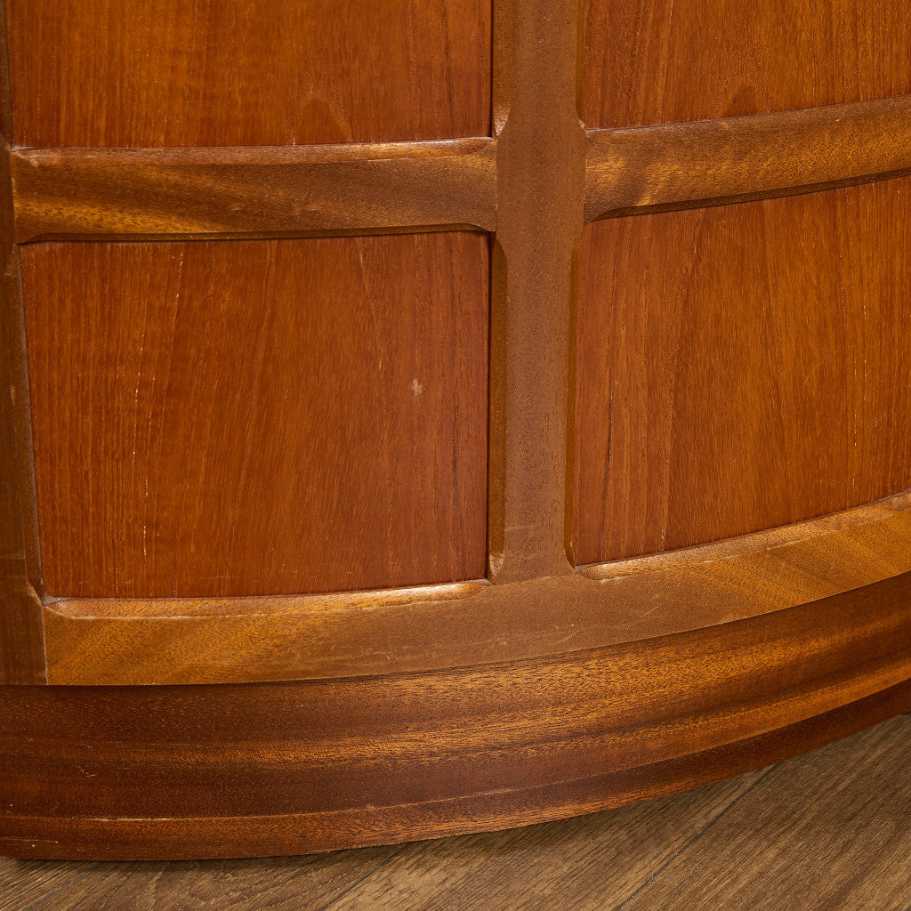 ネイサン Nathan 十字扉 ヴィンテージ トール コーナーキャビネット #95517