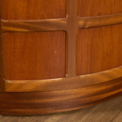 ネイサン Nathan 十字扉 ヴィンテージ トール コーナーキャビネット #95517