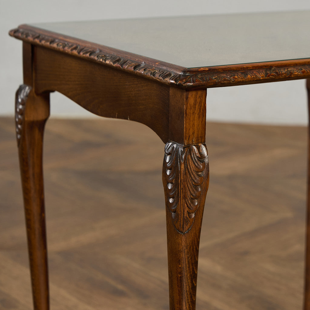 英国 クラシック ガラストップ ネストテーブル #97161 – camori