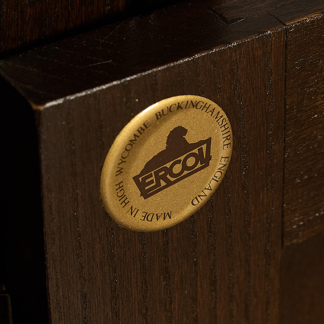 Old Colonial Mural レコード キャビネット  ラウンドゴールドラベル