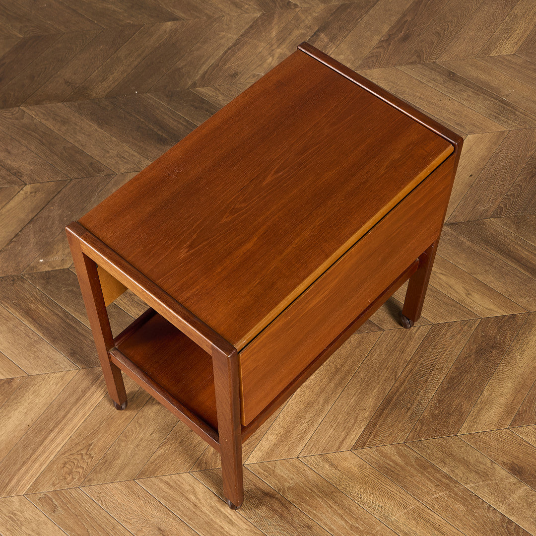 英国 ヴィンテージ ドロップリーフ トロリー ワゴン