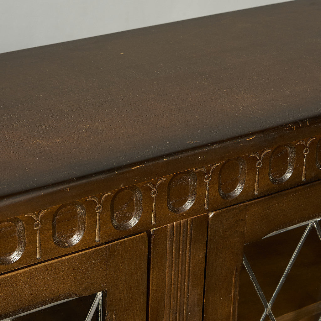 英国 クラシック オーク材 ブックケース #89839