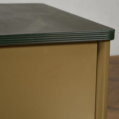 ベルギー ヴィンテージ 片袖 デスク