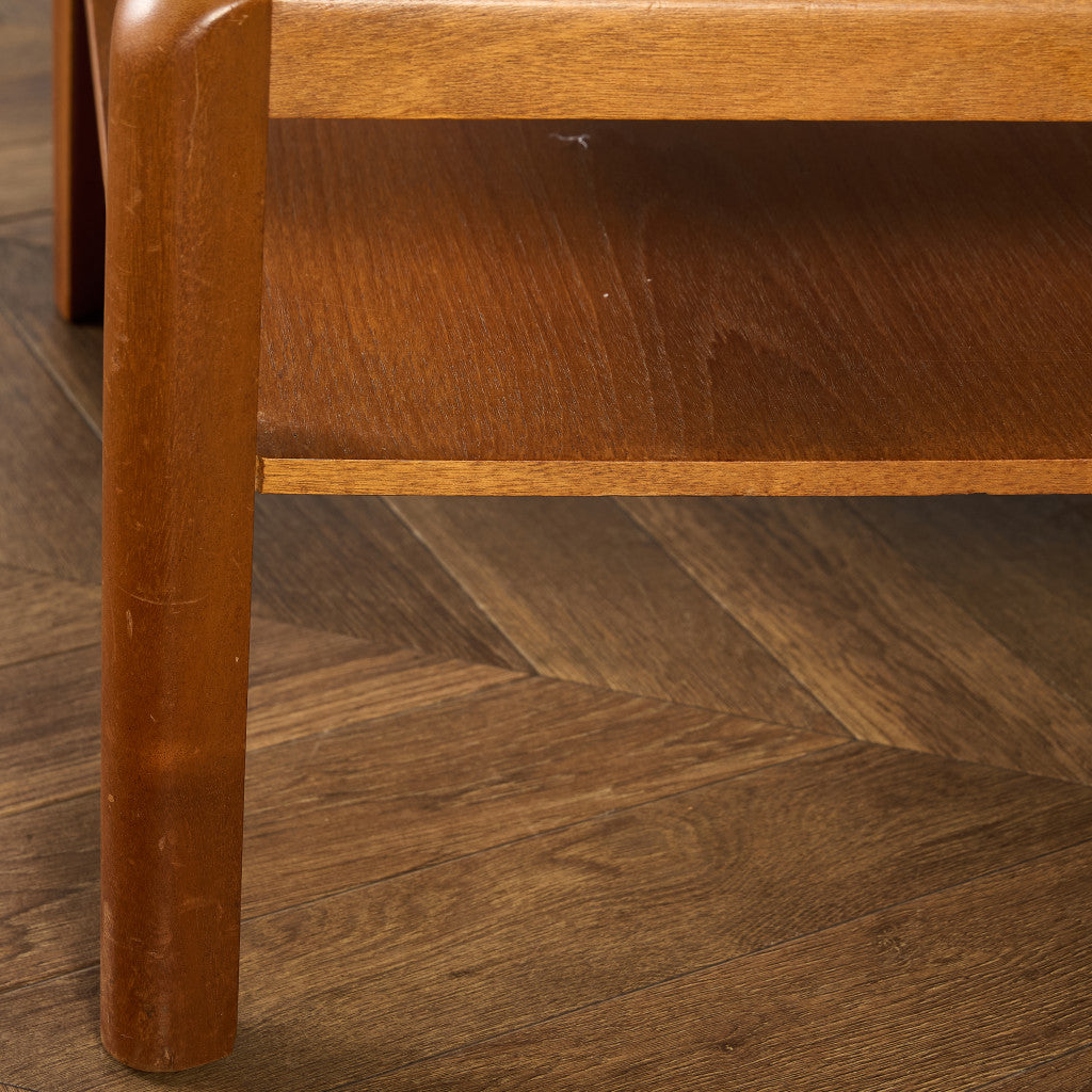 メイヤー myer ヴィンテージ スモーク ガラストップ コーヒーテーブル #91640