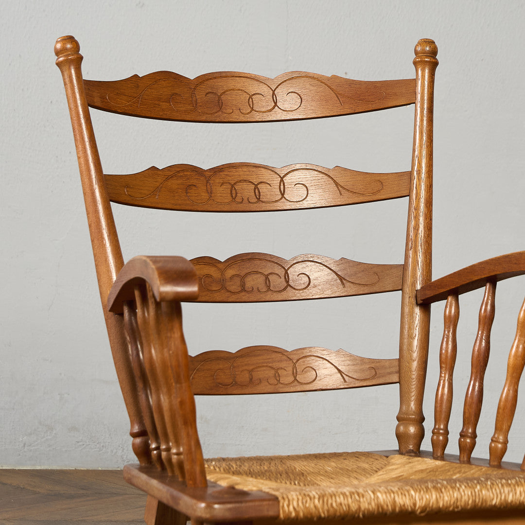 英国クラシック ラダーバック アームチェア