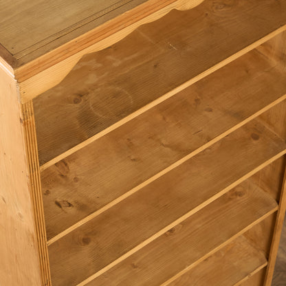 カントリー スタイル パイン材 ブックシェルフ