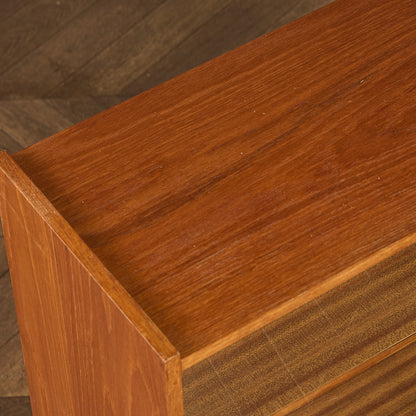 英国 ヴィンテージ ナロー ガラス ブックケース 食器棚