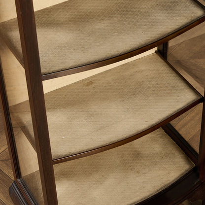 英国 クラシック ディスプレイ ガラス キャビネット #97302