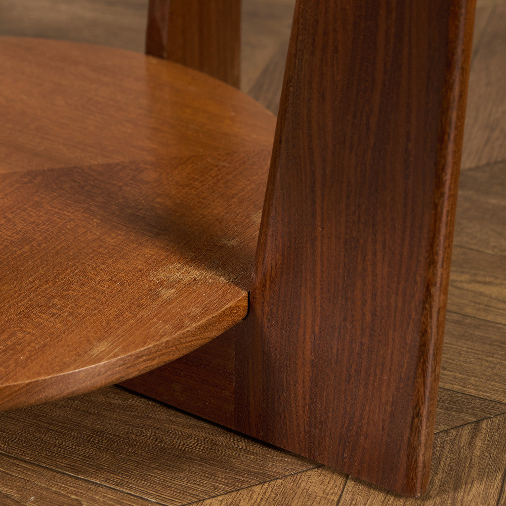 英国 ヴィンテージ ガラストップ コーヒーテーブル