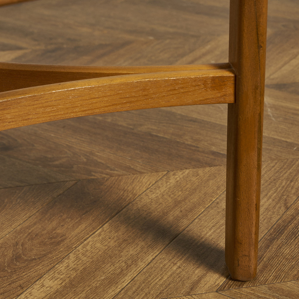 ヴィンテージ トライアングル ガラストップ テーブル