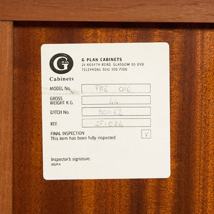 ジープラン・キャビネット G-PLAN CABINETS ヴィンテージ キャビネット (TRE 016) #91701