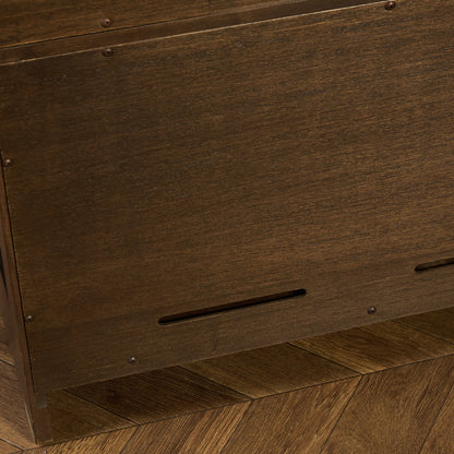 Old Colonial Mural レコード キャビネット  ラウンドゴールドラベル