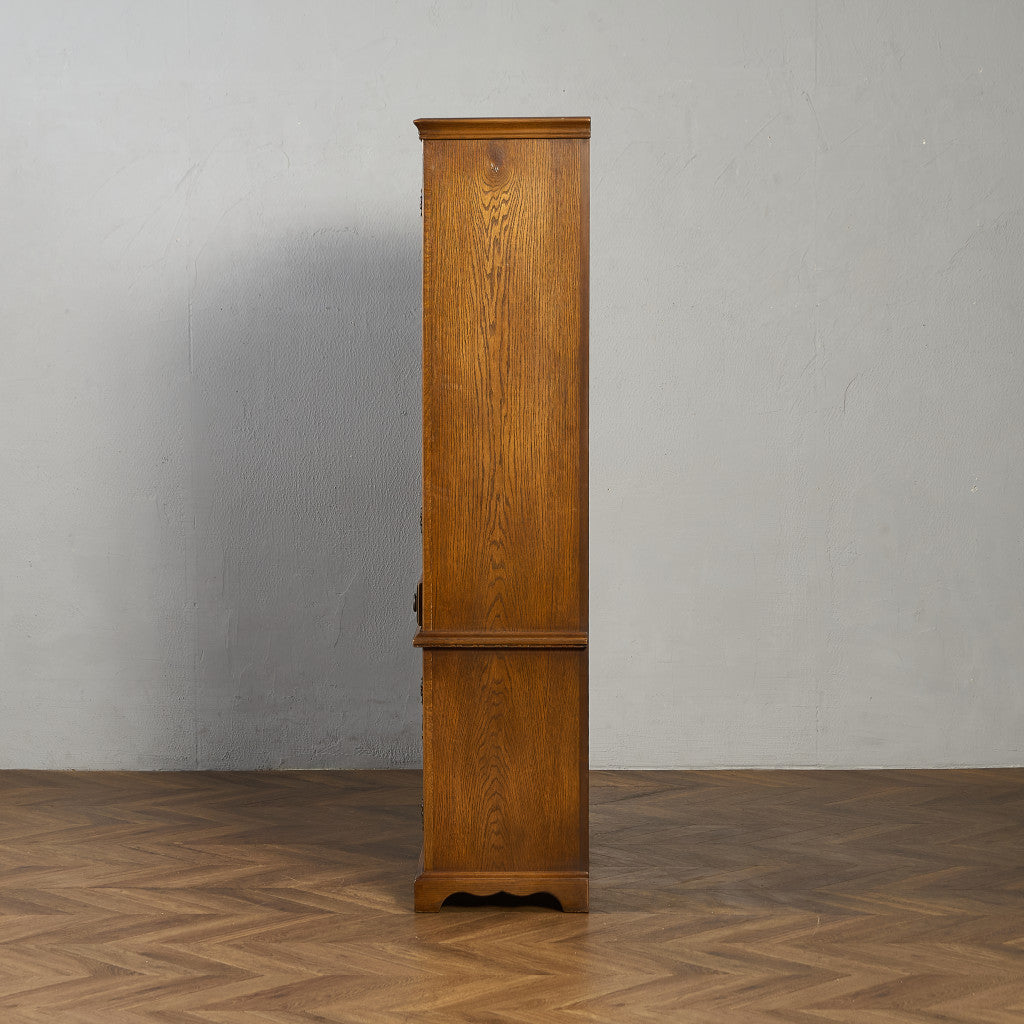 英国 クラシック オーク材 ブックケース