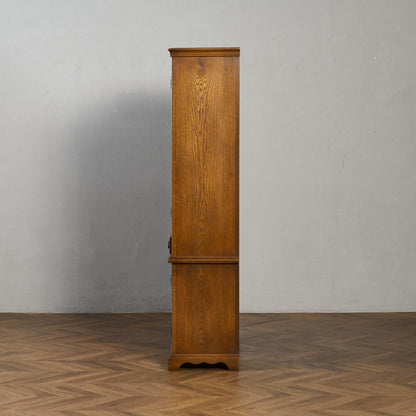 英国 クラシック オーク材 ブックケース