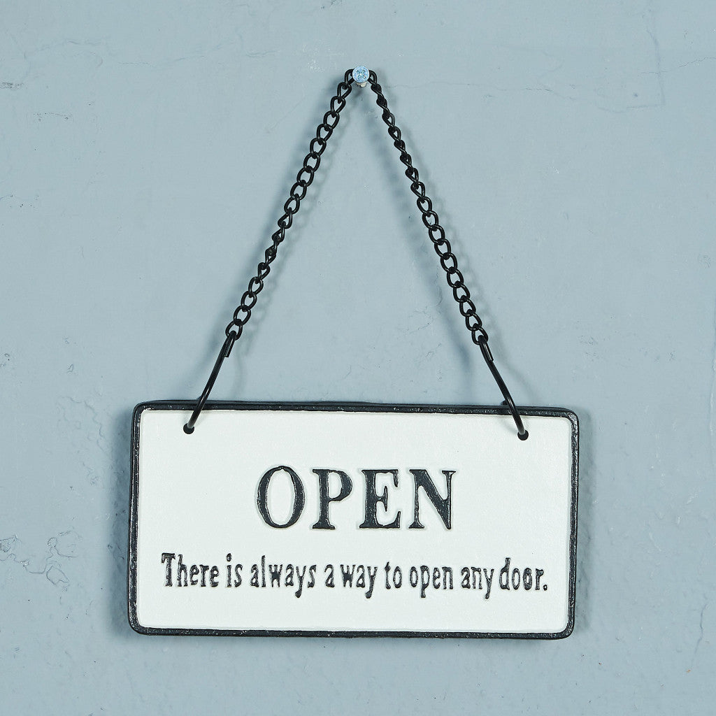 OPEN&CLOSED アイアンプレート