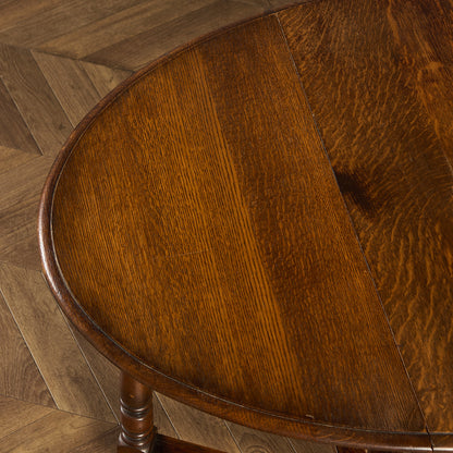 英国 クラシック ドロップリーフ ゲートレッグテーブル