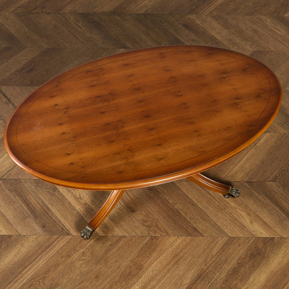 リージェンシー 様式 オーバル センターテーブル