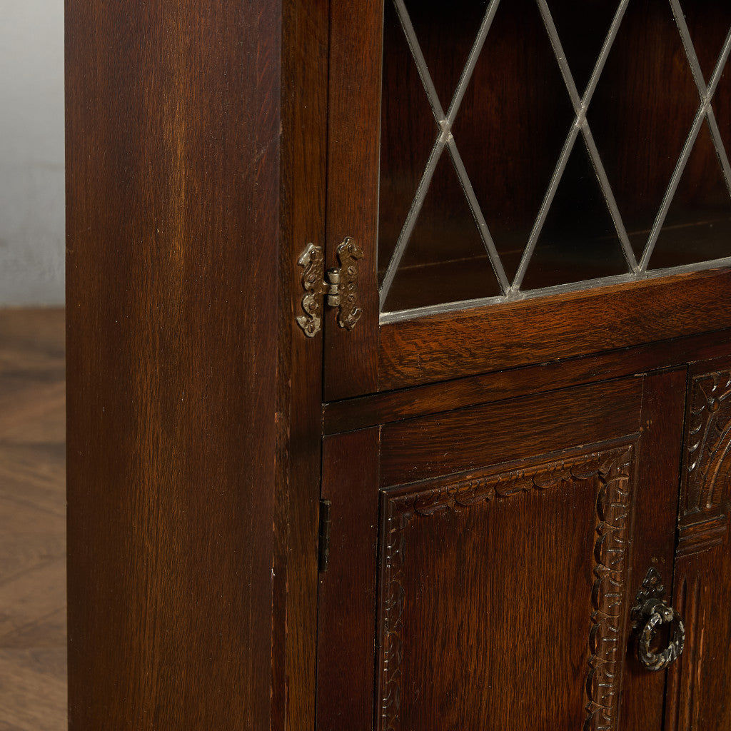 英国 クラシック オーク材 ブックケース