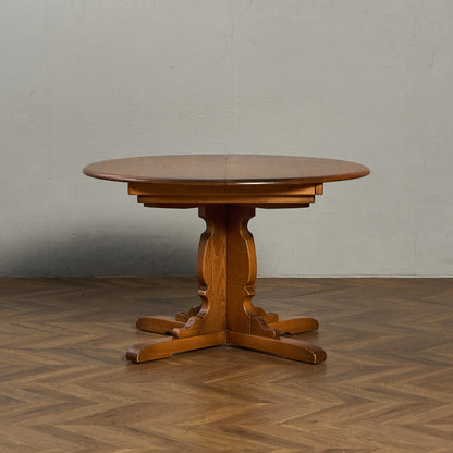 エクステンション ラウンドダイニングテーブル (2700)  ラウンドゴールドラベル