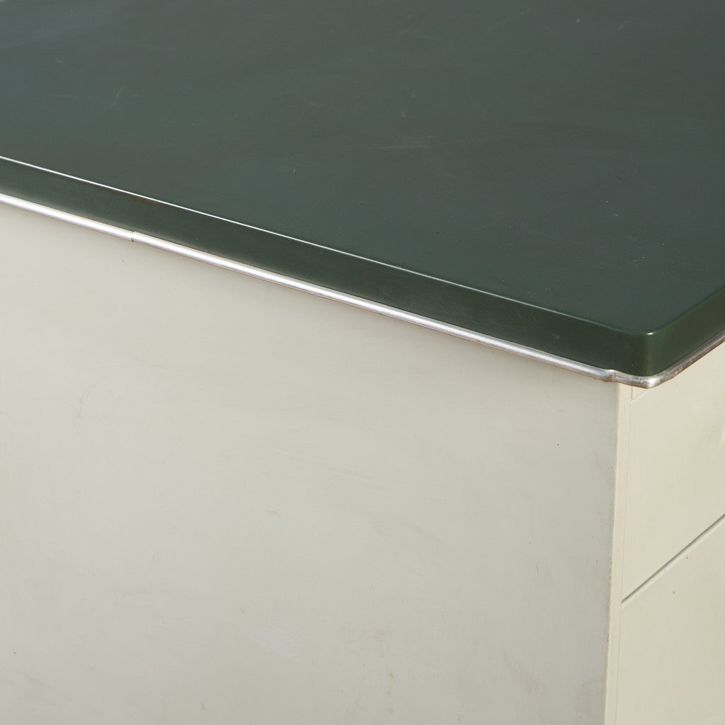 英国 ヴィンテージ 両袖 デスク