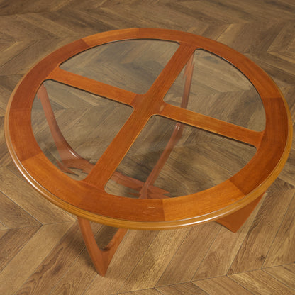 ヴィンテージ ガラストップ ネスト コーヒーテーブル