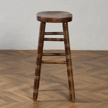 イギリス ヴィンテージ ハイ スツール