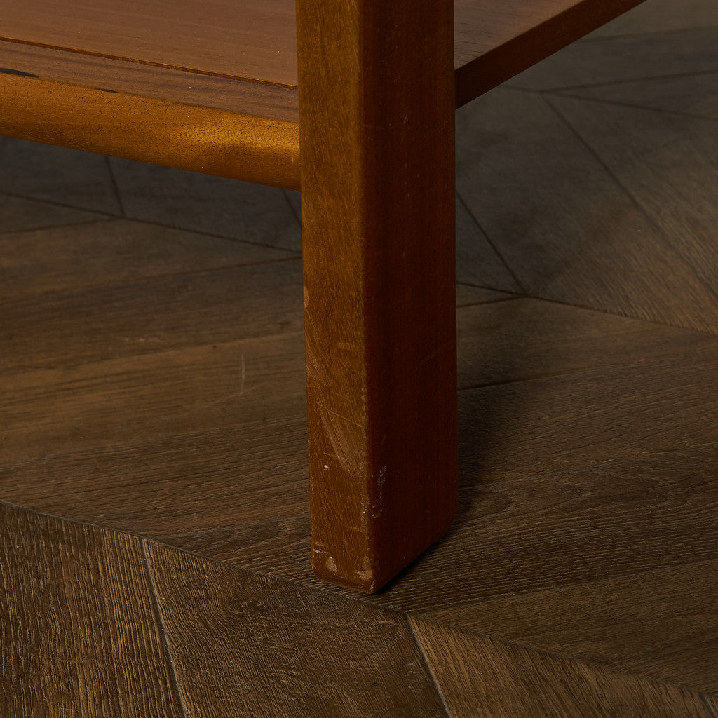 英国 ヴィンテージ スモーク ガラストップ コーヒーテーブル センターテーブル