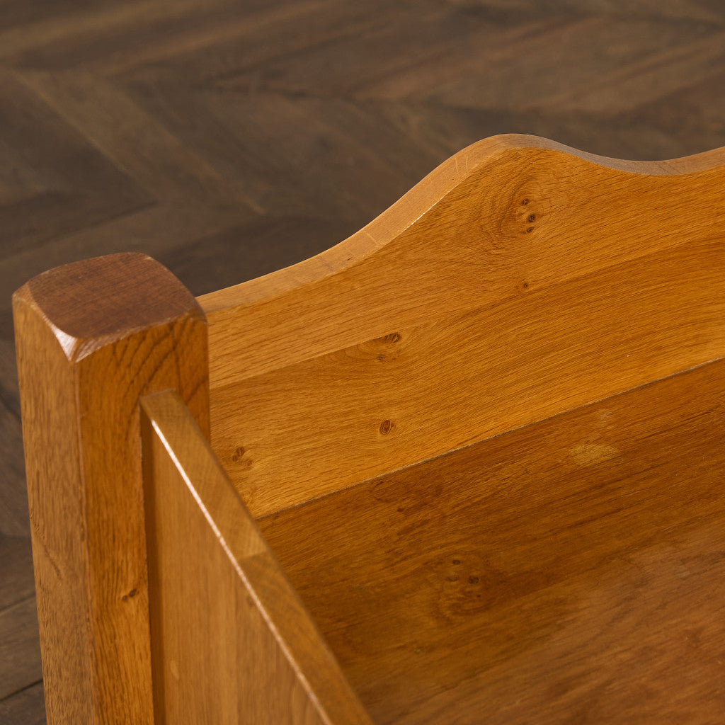 オランダ製 オーク 無垢材 サイドキャビネット