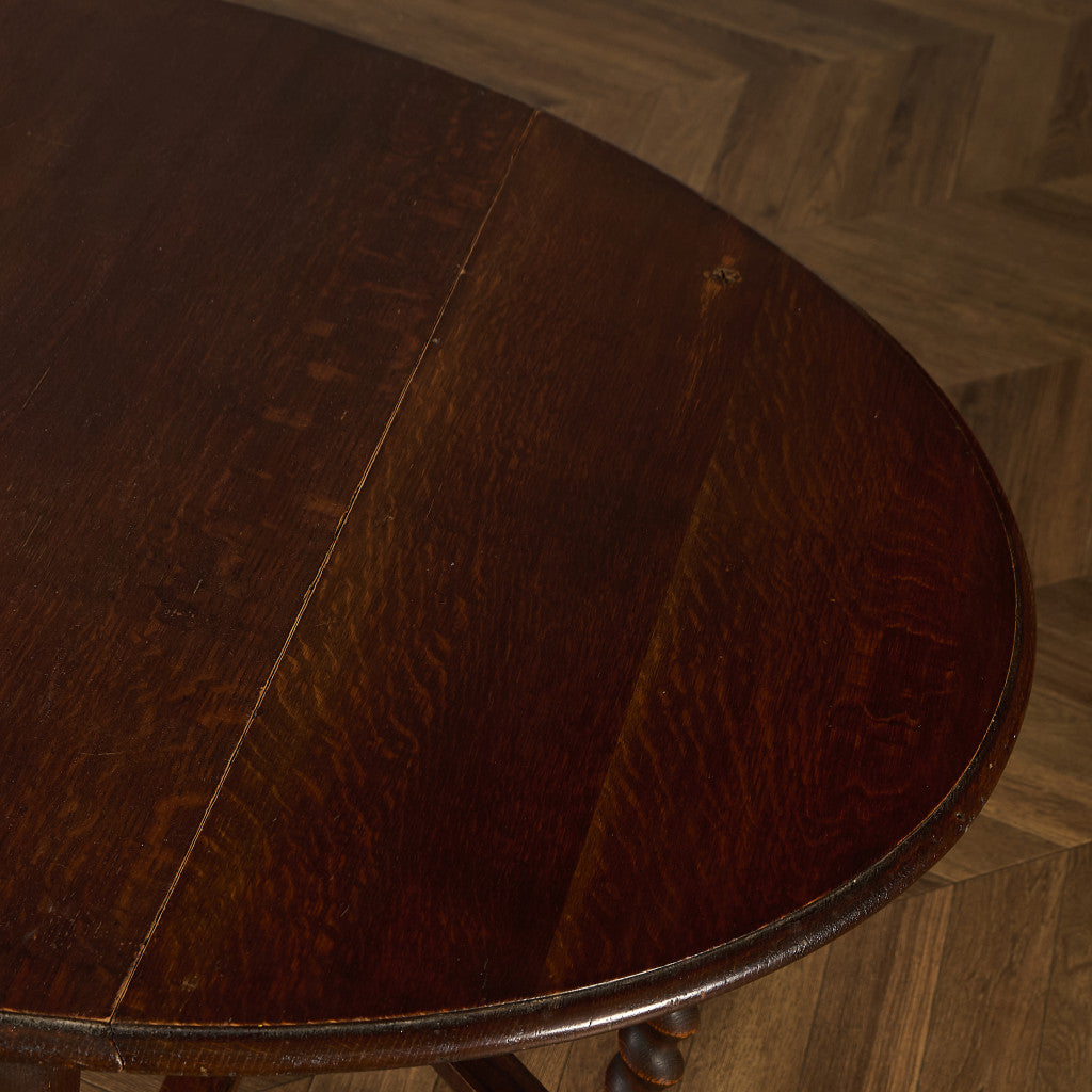 英国 クラシック ドロップリーフ ゲートレッグテーブル #91789