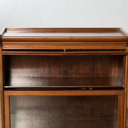 英国 クラシック 3段 スタッキング ブックケース