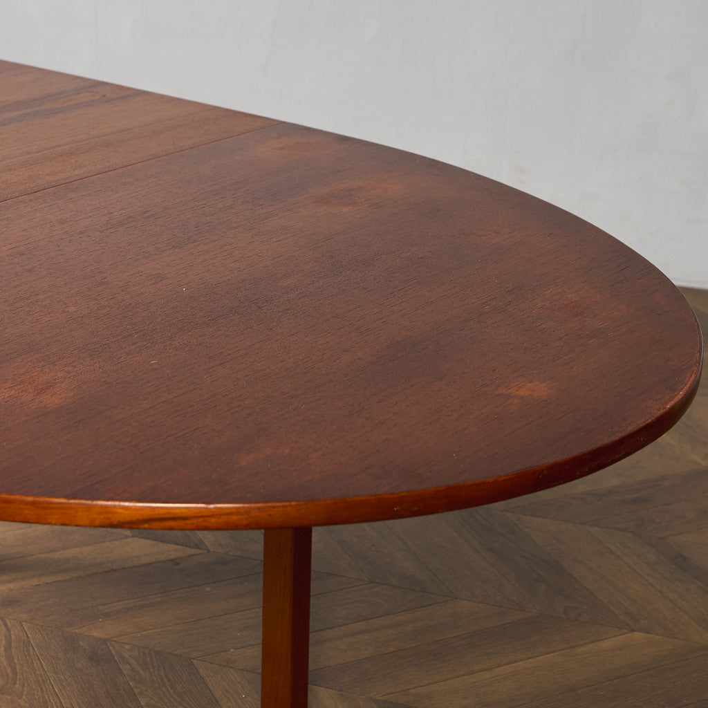 英国 ヴィンテージ オーバル ロング ダイニングテーブル #94160